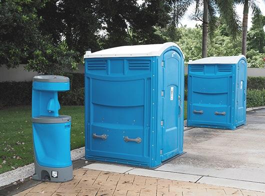 handicap/ada portable restrooms are maintained by routinely cleaning and restocking supplies such as toilet paper and hand sanitizer